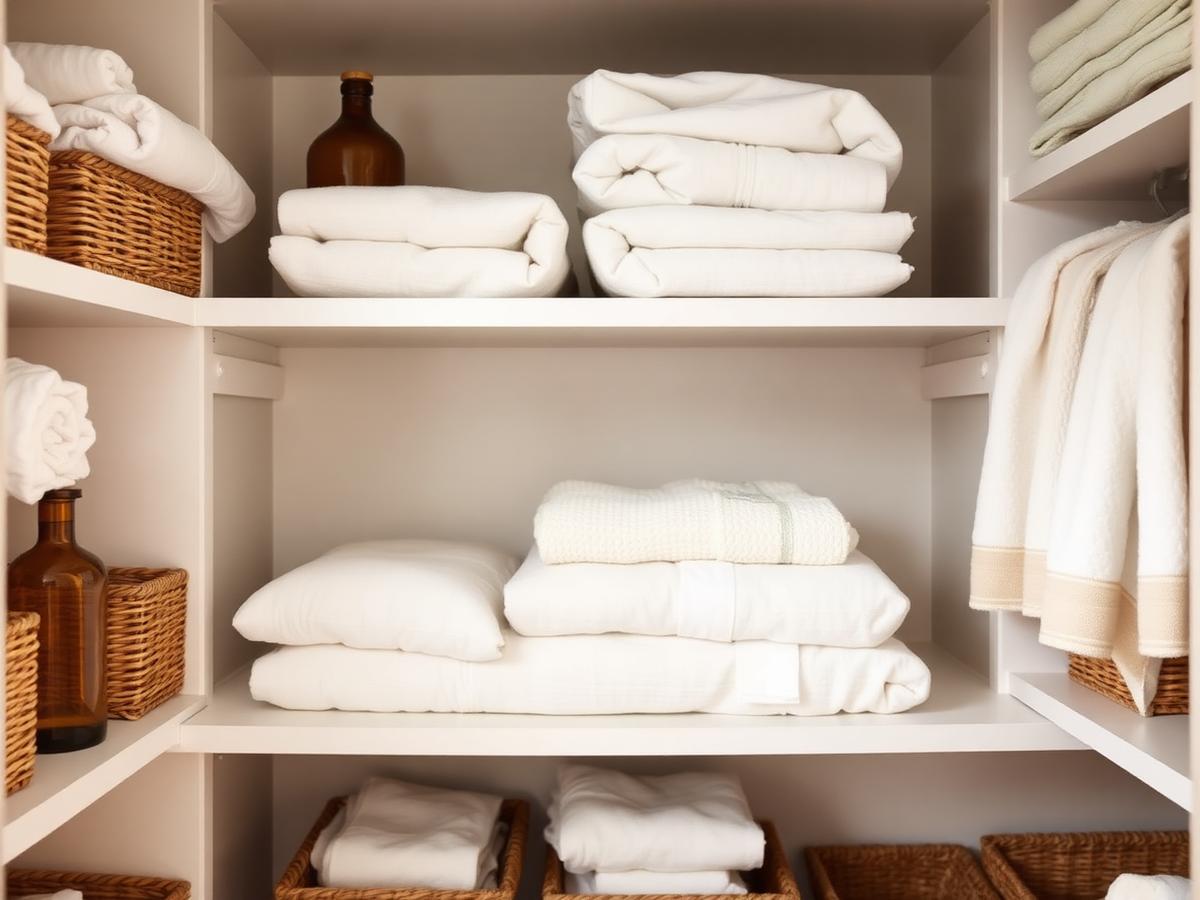 Linen Closet Organization