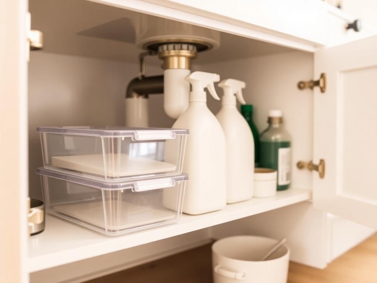 Organizing Under the Sink